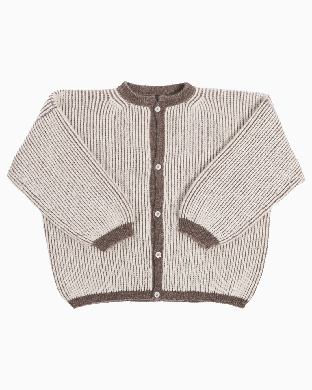 cardigan bicolor oversized