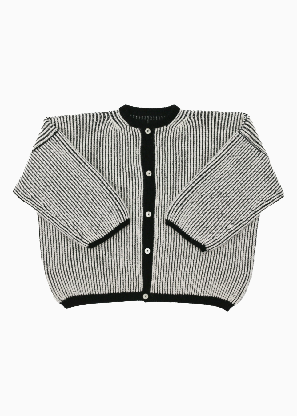 cardigan bicolor oversized