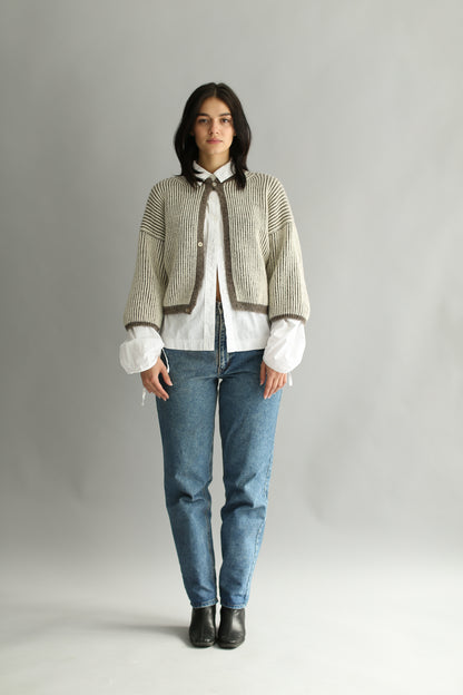 cardigan bicolor