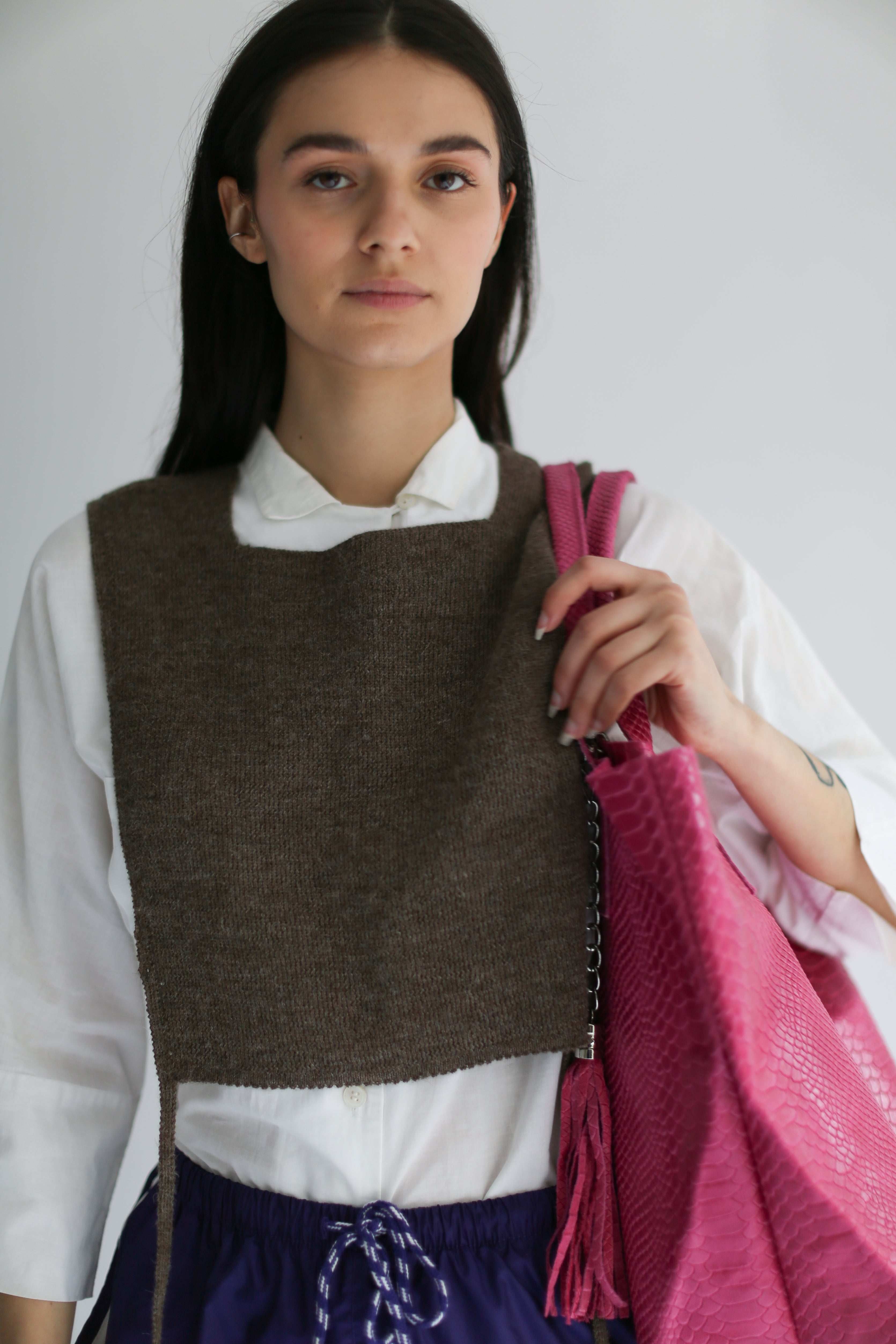 Sleeveless Alpaca Apron Top | Made in Canada | belacaro – BELACARO