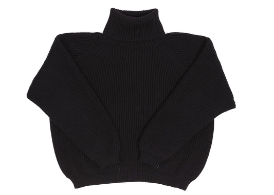 Cropped turtleneck