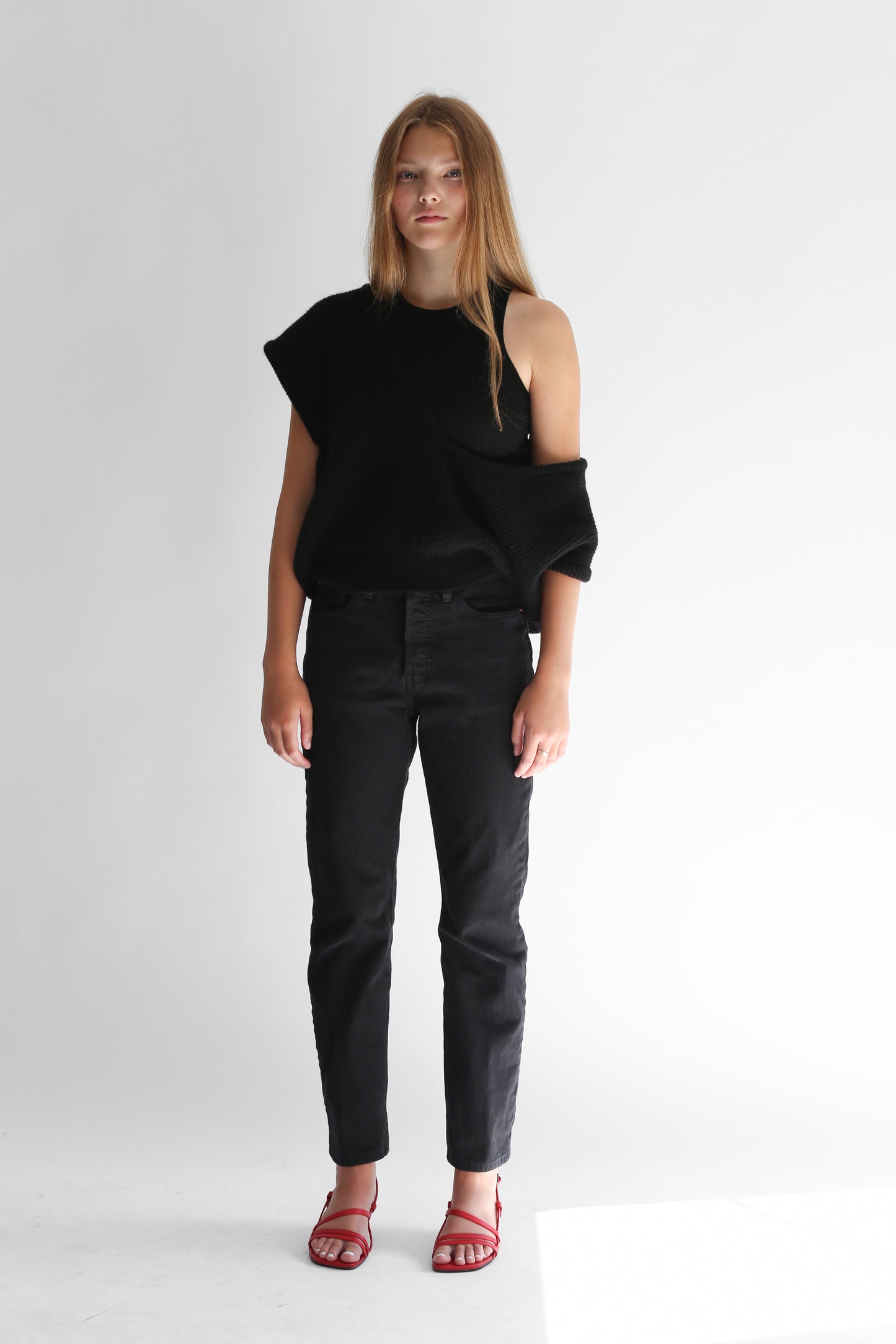 deep v-neck vest