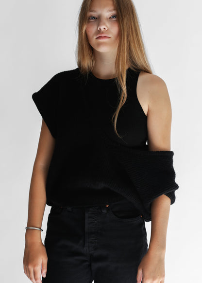 deep v-neck vest