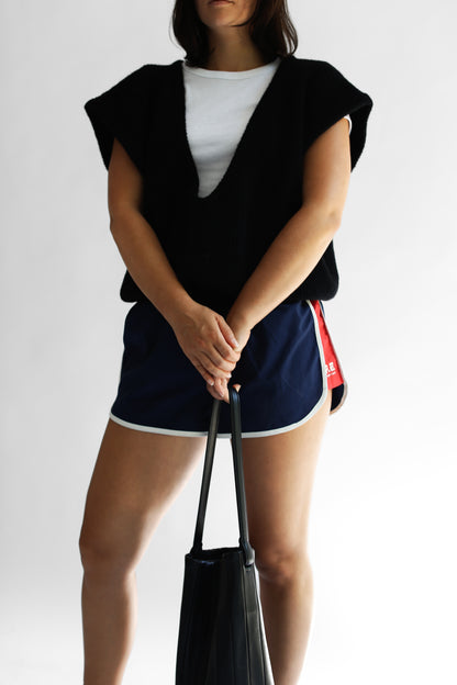 deep v-neck vest