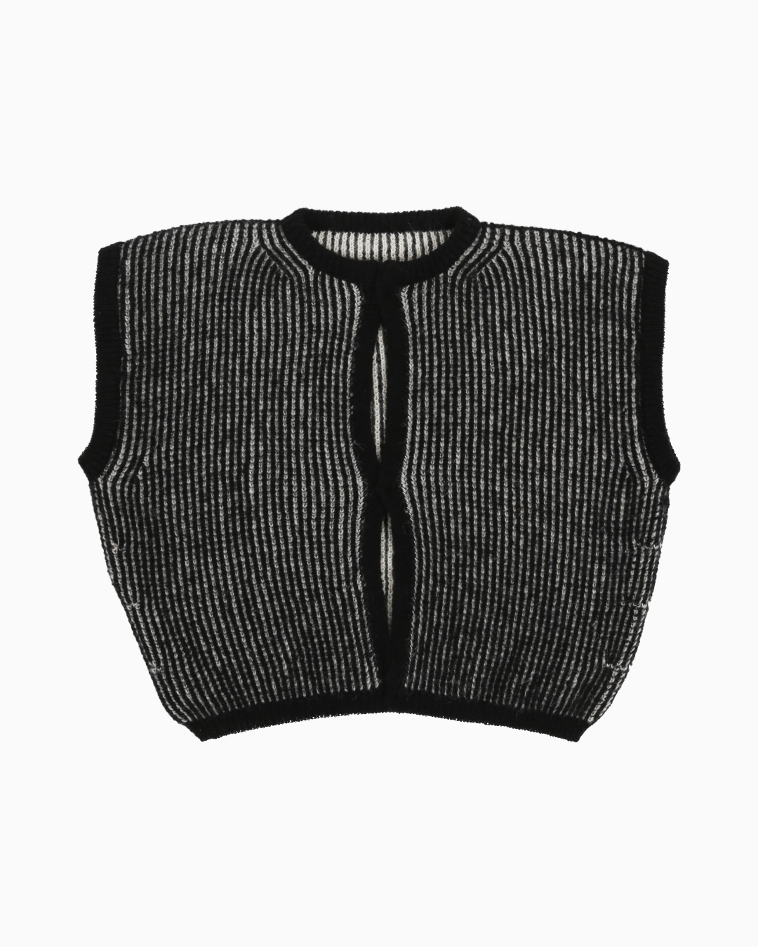 reversible cardigan vest