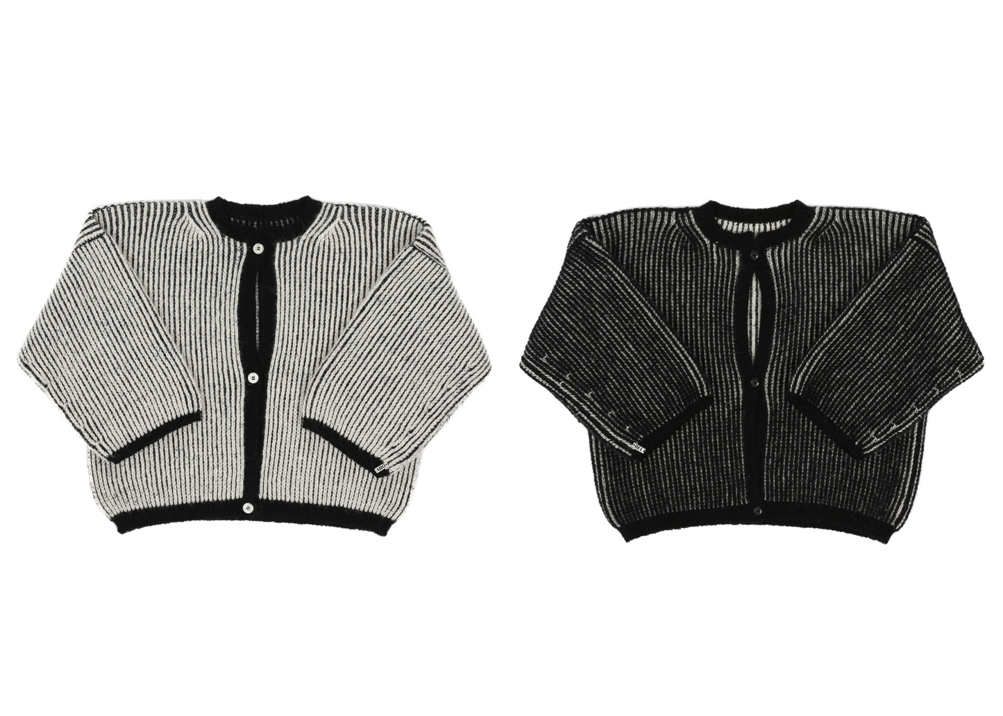 Cardigan bicolor