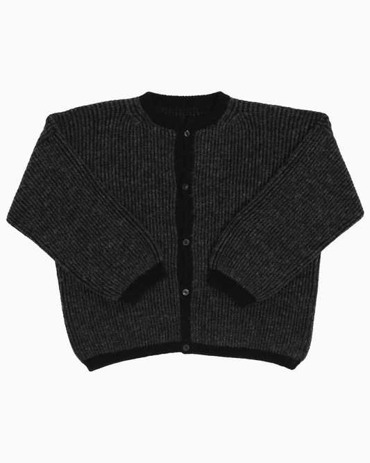 cardigan bicolor oversized
