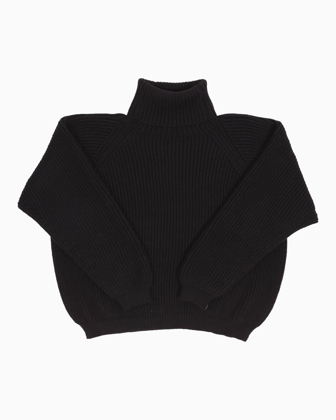 cropped turtleneck