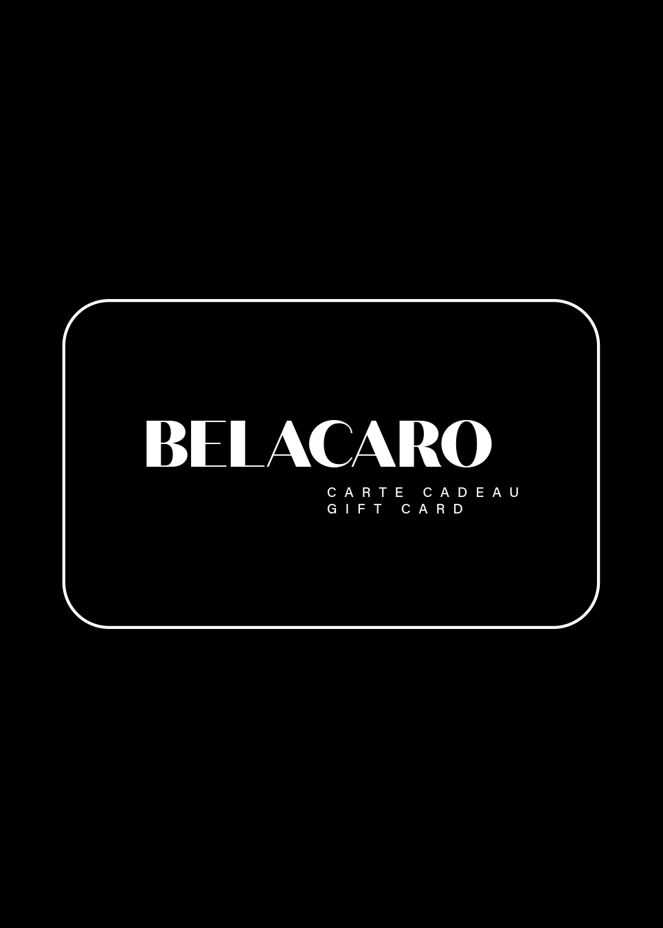 belacaro gift card
