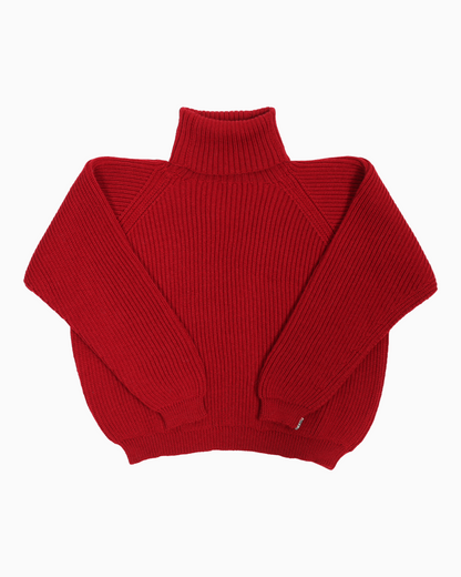 cropped turtleneck