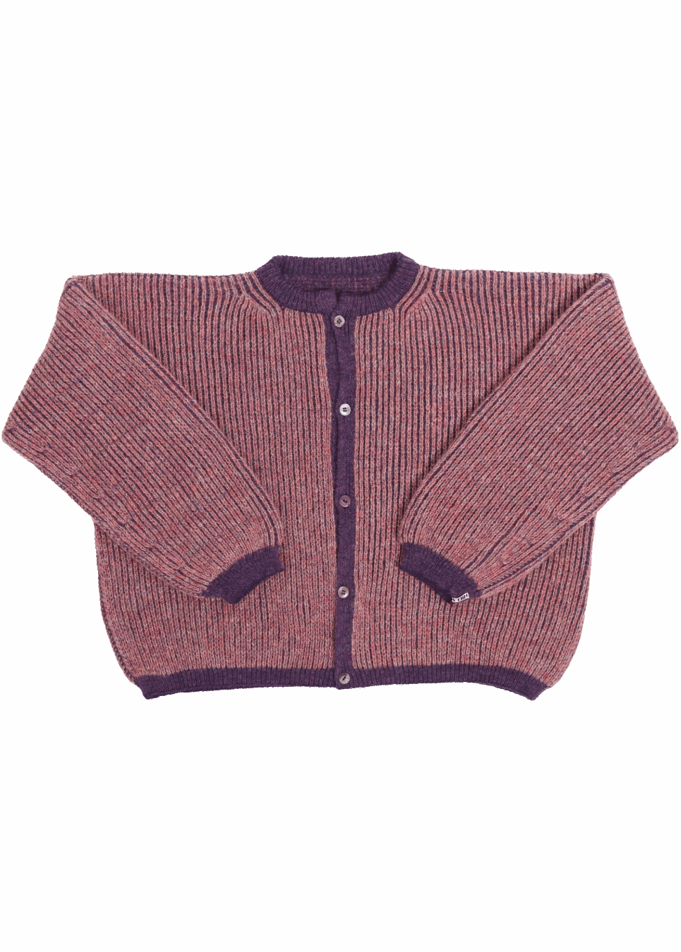 cardigan bicolor oversized