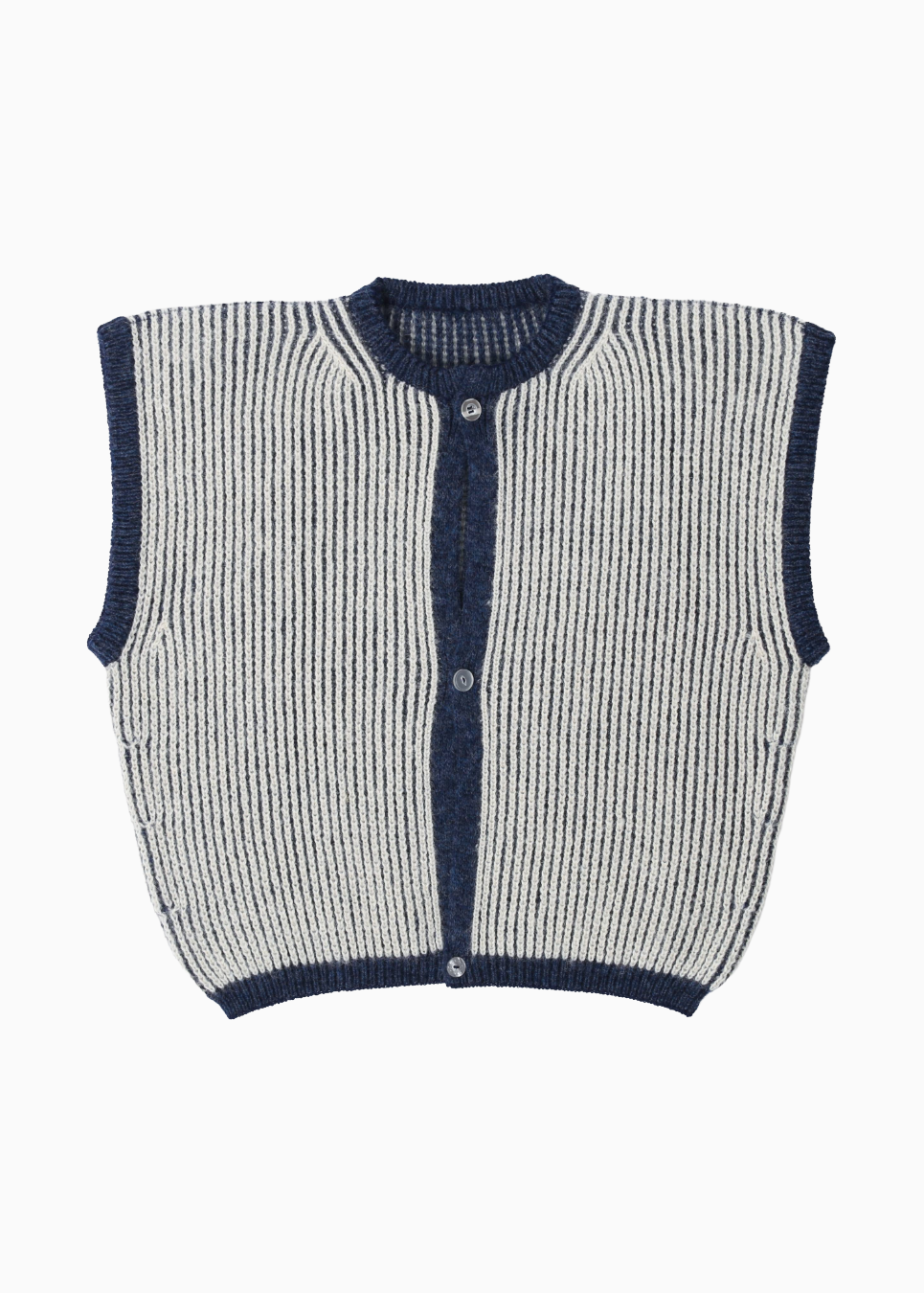 bicolor reversible vest