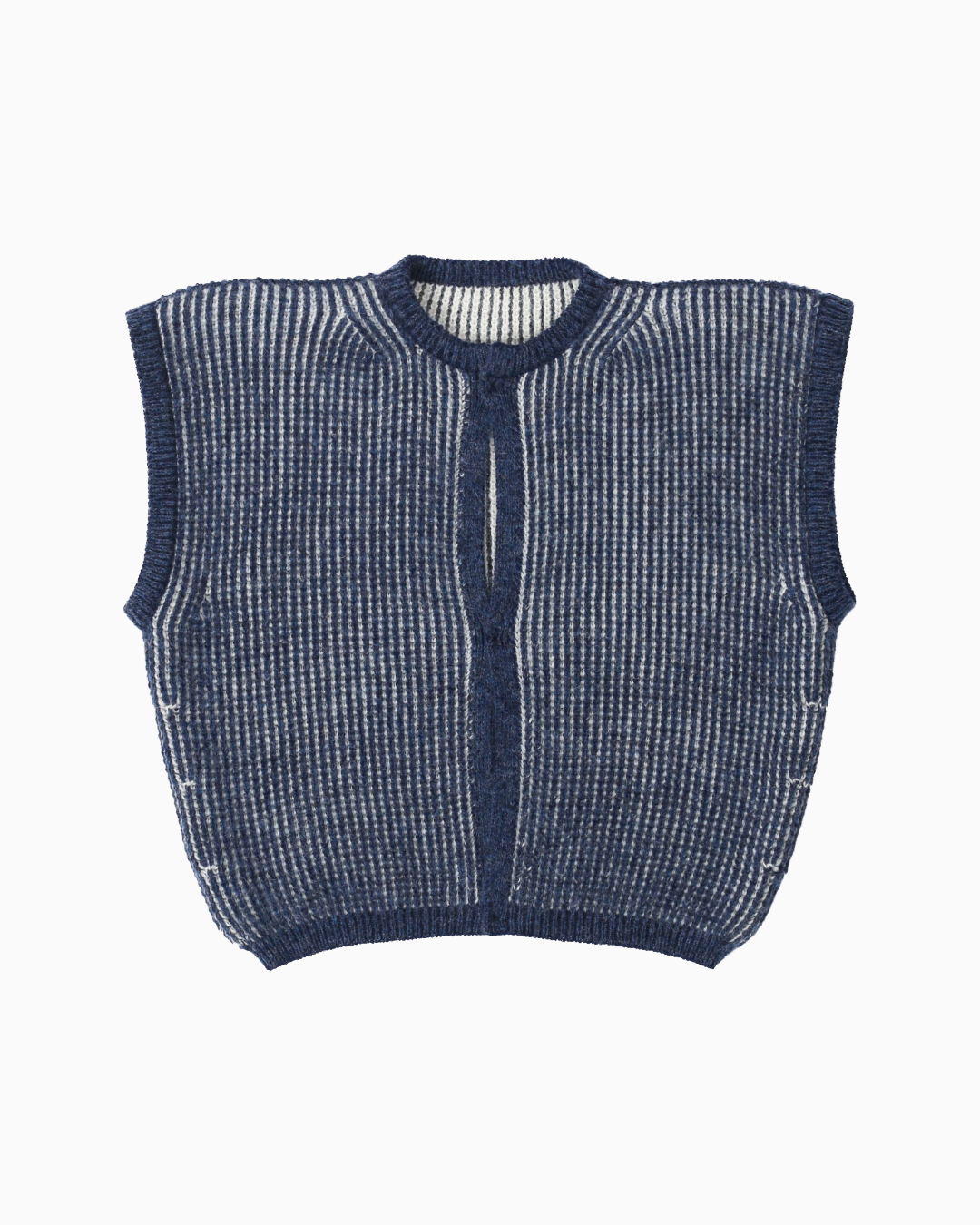 bicolor reversible vest