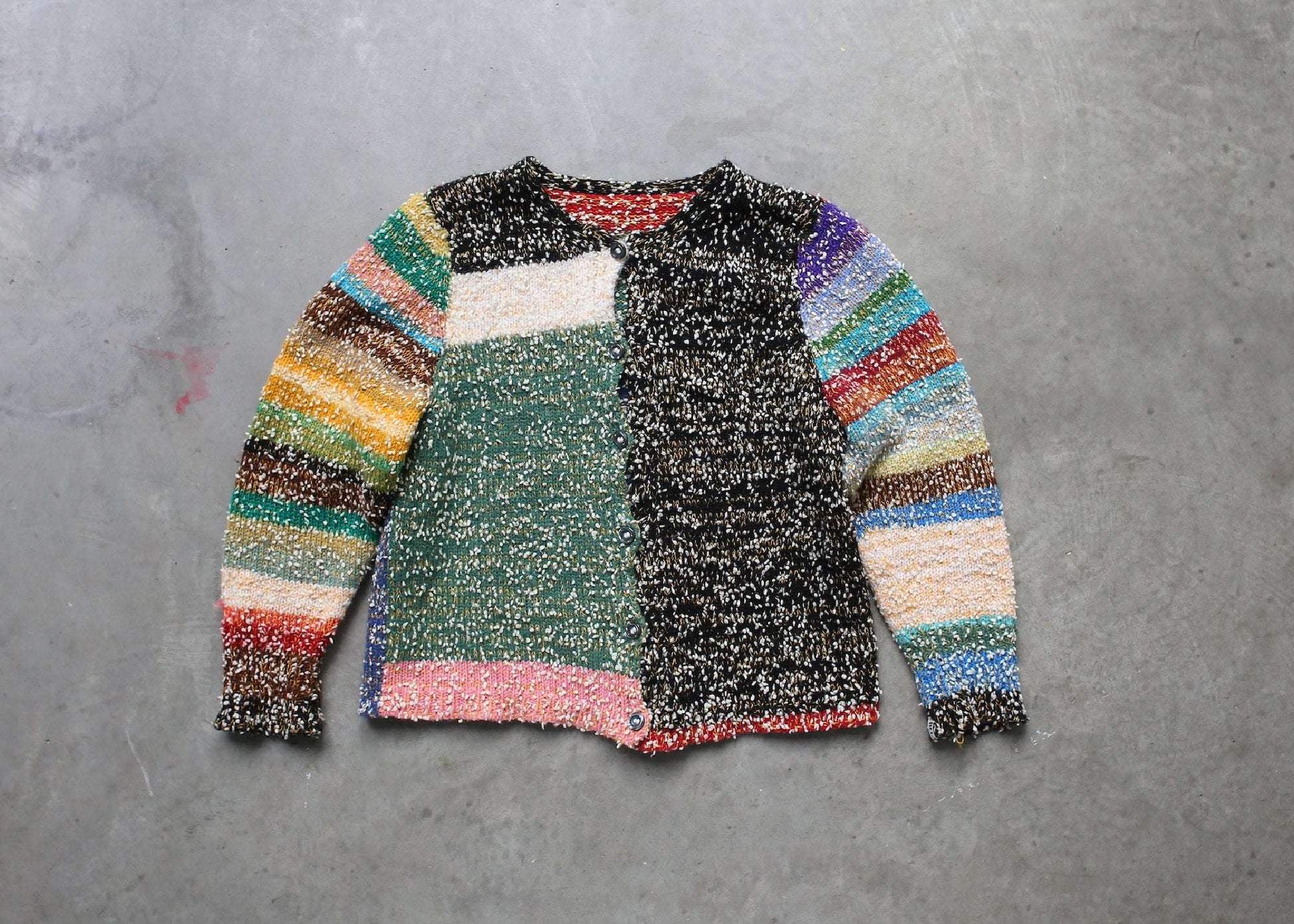 patchwork cardigan