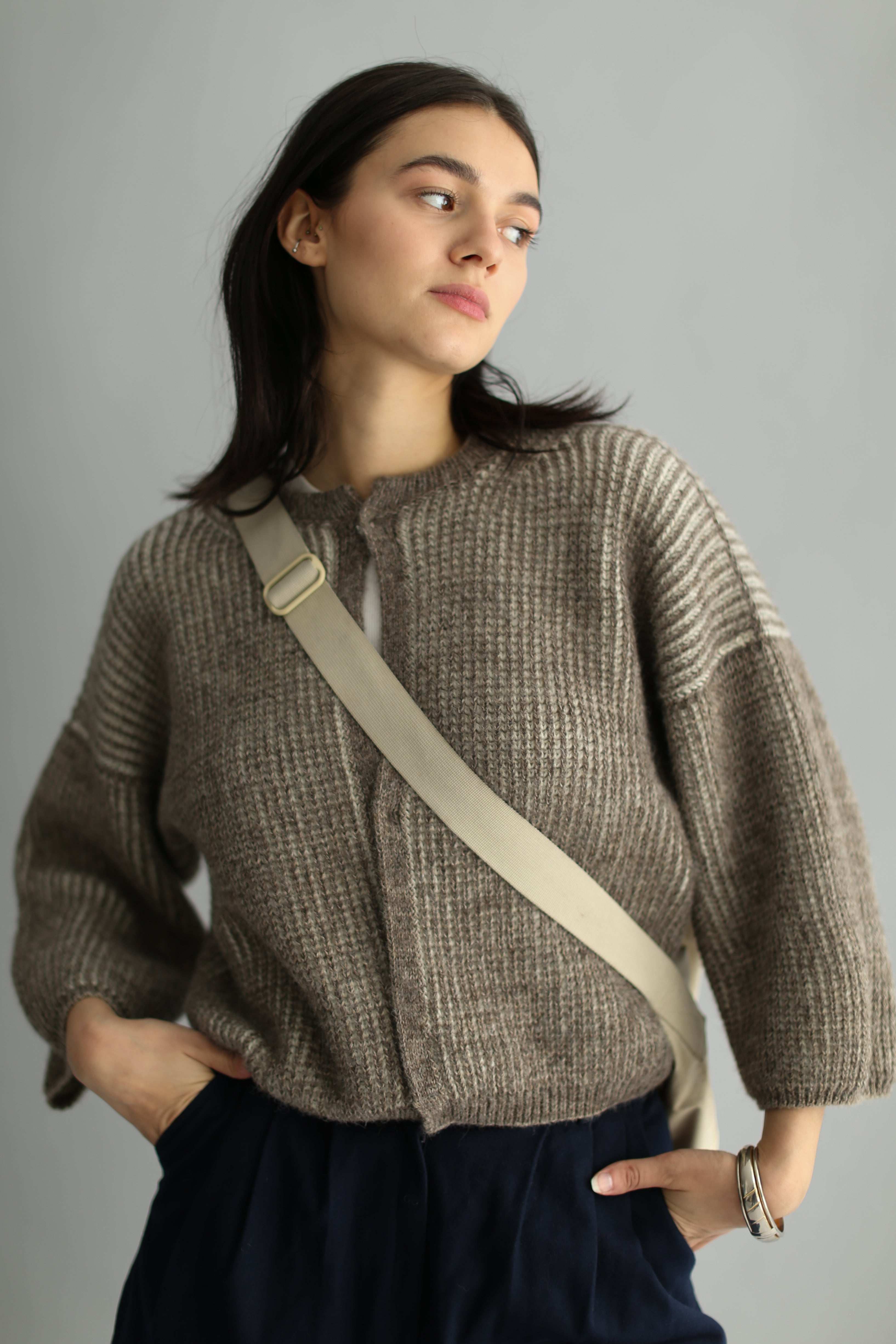 cardigan bicolor – BELACARO