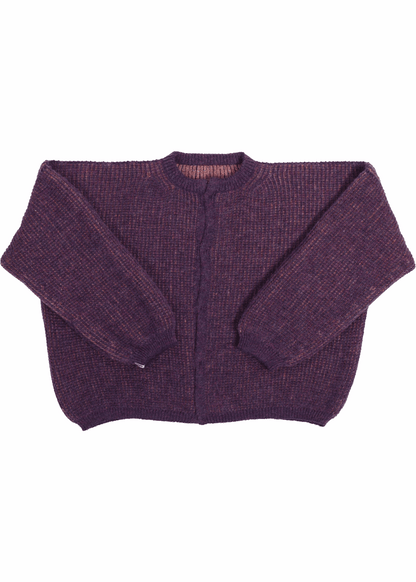 cardigan bicolor oversized