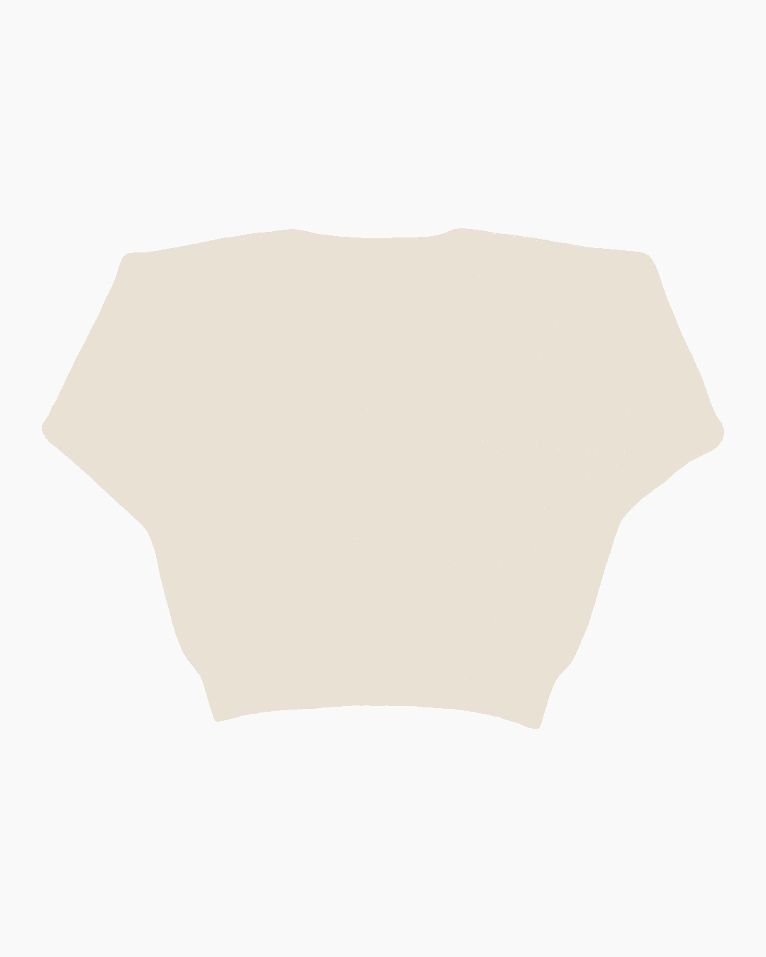 A white ribbed sweater with a deep v neck