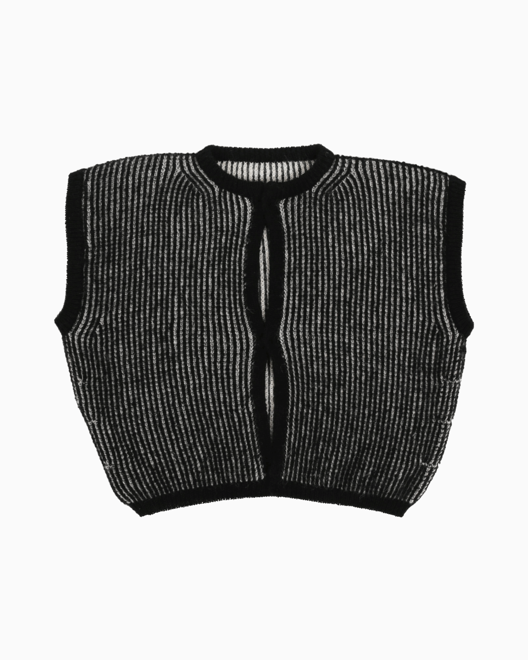 reversible cardigan vest