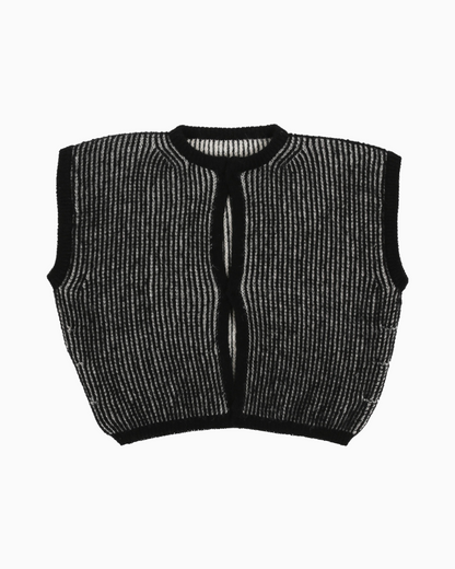 reversible cardigan vest