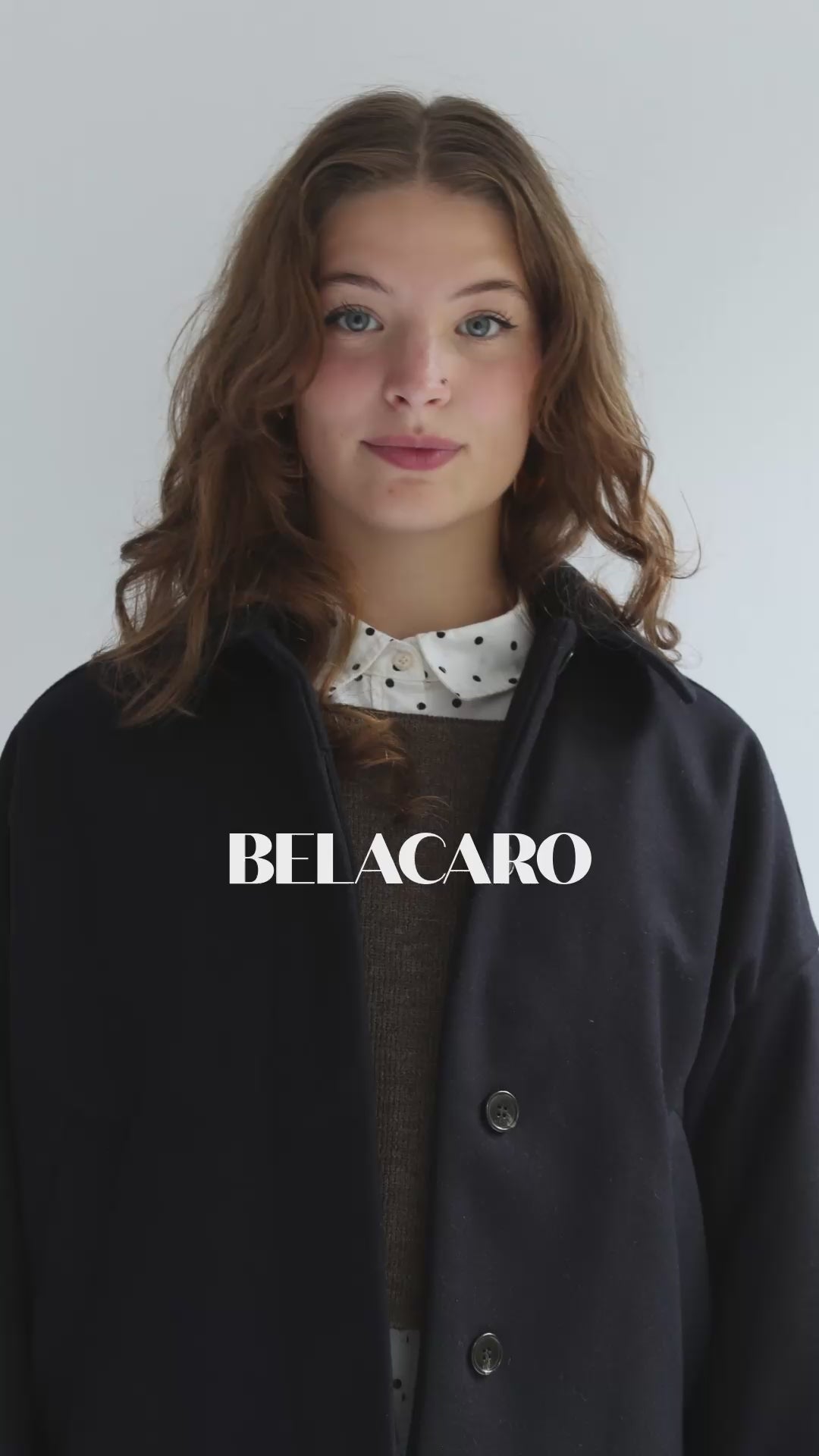 Gif of a girl wearing balaclavas of different colors