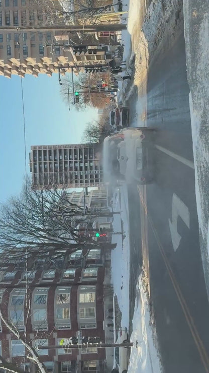 bicolor reversible crewneck